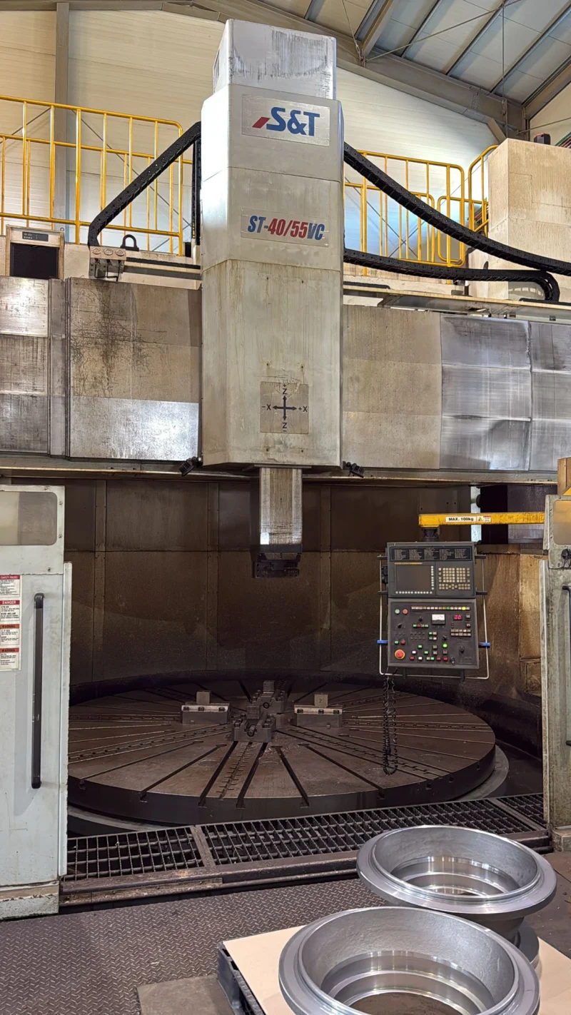 CNC VTL CHUCK  4000MM AND SWING 5500MM WITH C AXIS