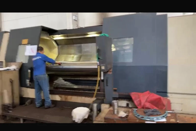 SAMSUNG CNC LATHE WITH C AXIS MILLING FUNCTION