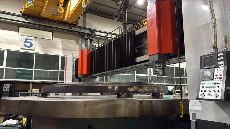 CNC VTL CHUCK 7500MM AND SWING 8500MM