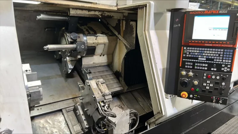 MAZAK QTN-450M-II Nexus CNC Turning Centre with MAZATROL Matix Nexus CNC Control