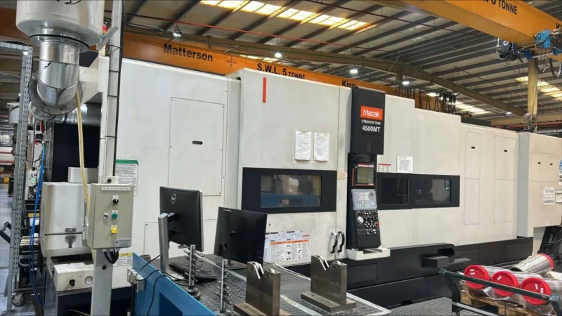 Mazak Model: CT 4500MT CNC Multitasking Twin Turret Lathe 